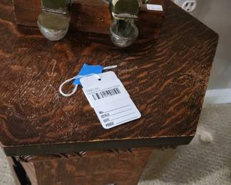 Antique Wood Plant Stand