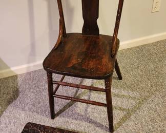 Antique Wooden Display Stand