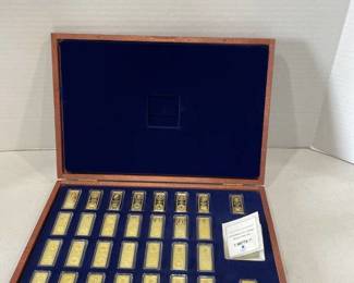 American Mint 170 Million US Coinage 30 piece Ingot set with box and coa