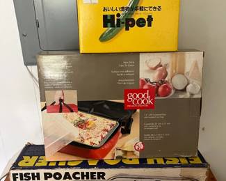 ABS133 Fish Poacher, 9” X 13” Pan & Japanese Pickle Maker