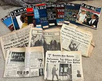 ABS153 Vintage Magazines & Newspapers About President John F Kennedy