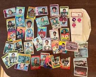 ABS327- Vintage Football Trading Cards & Seals