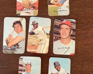 ABS319- Various Vintage Super Size Baseball Collectible Cards