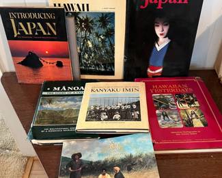 ABS331- Assorted Vintage Hardback Hawaiian & Japanese Books