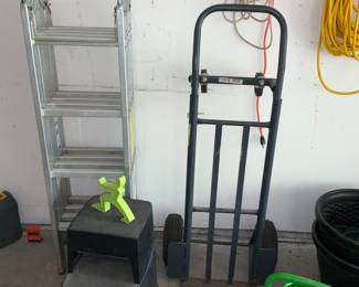 Dolly, Krause, MultiMatic, Multi Position Ladder , Step stool, Watering can, Extension Cords 