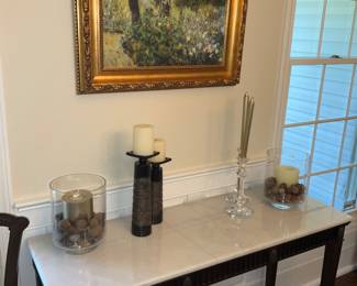 Stone Top, console Table 