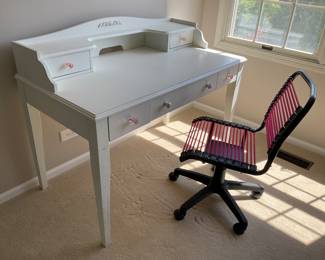 Desk, Desk Chair, office chair, Pottery Barn