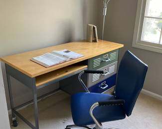 Pottery Barn Desk , Pottery Barn Locker 