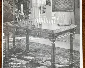 Chess Table, Flip Top 