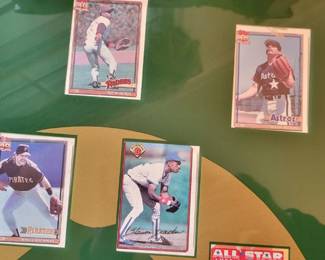 Baseball Cards,   Framed Baseball collections 
