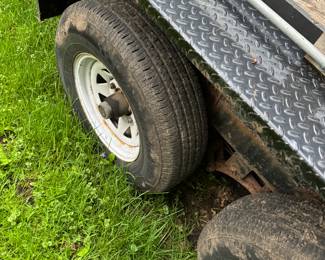 Dual axle 10000lb equipment trailer 