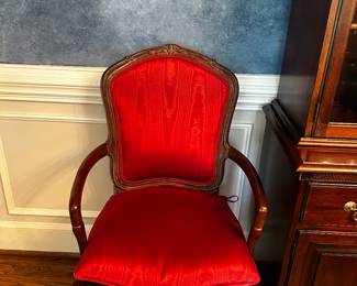 Louis XV Cabriolet Arm Chair with Rush Seat...We have a Pair!!