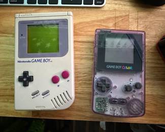 Vintage Nintendo Game Boys 