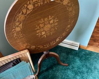 Round Inlaid Table