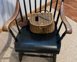 Vintage Fishing Basket