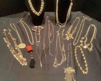 Costume Gold Colored Necklaces 