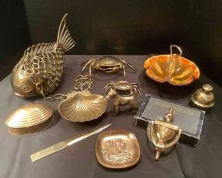 Brass Decor Vintage Seqouia Pottery