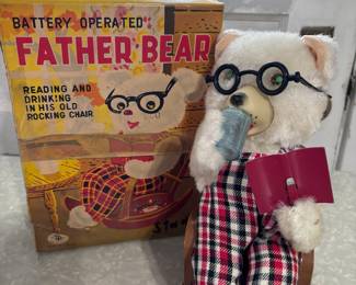 Modern Toys Father Bear Tin Litho