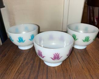 Fire King Cottage Cheese Bowls