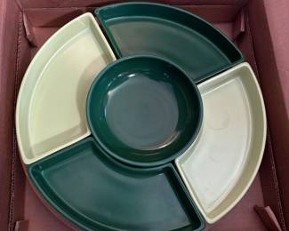 Vintage Server w/ Lazy Susan