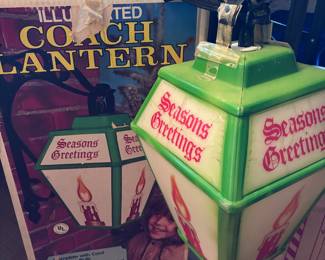 Vintage Illuminated Coach Lantern