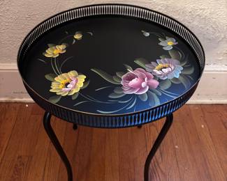 Hand Painted Tin Table