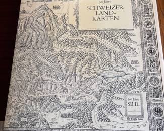 Large Vintage Maps of Switzerland 