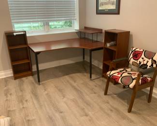 BUY IT NOW:  IKEA Desk with 2 bookcases and 2 filing cabinets. Asking $150 or OBO.