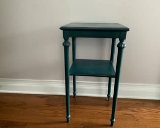 BUY IT NOW: Blue Vintage side table. Asking $35