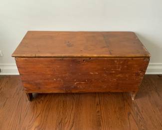 BUY IT NOW: Antique Wood Chest.  Asking $85 or OBO.