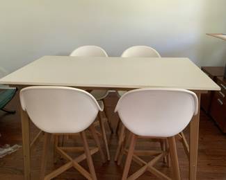 BUY IT NOW:  IKEA High Top Table and 4 chairs.  Asking $85