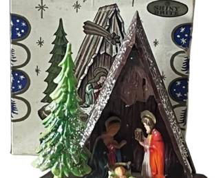 1960s Miniature Nativity Scene
