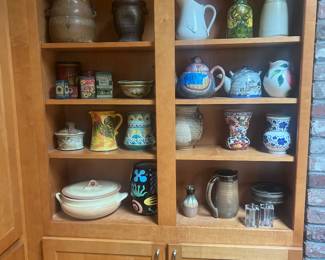 Assortment of pottery