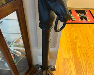Cast Iron Horse Head Hitching Post