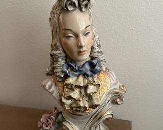 Cordey Cybus Porcelain Gentleman Bust Sculpture