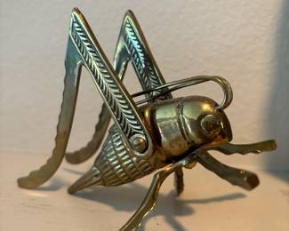 MCM Brass "Hearth" Cricket Figurine