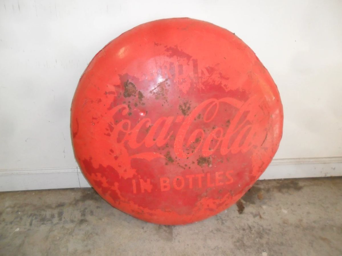 Vintage Large Coca Cola Sign