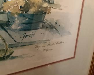 Signed Fouche' Charleston Print