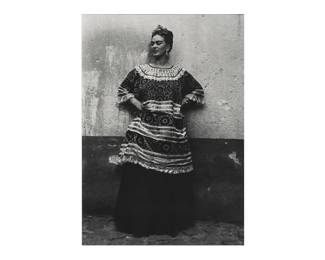 Leo Matiz, Frida Kahlo en la Casa Azul, Coyoacan Mexico, 1944, print 