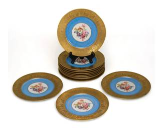 Limoges Cabinet Plates