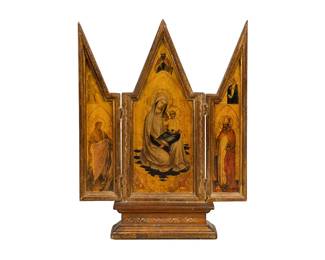Gilt Devotional Triptych