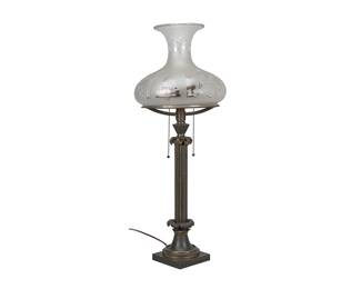 Patinated Bronze Sinumbra Lamp