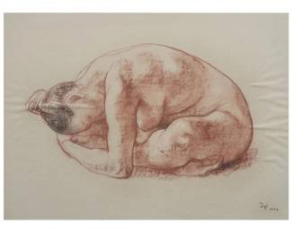  Francisco Zuniga, Estudio para Desnuda