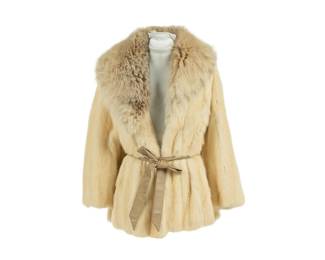 Neiman Marcus, light fawn champagne mink jacket