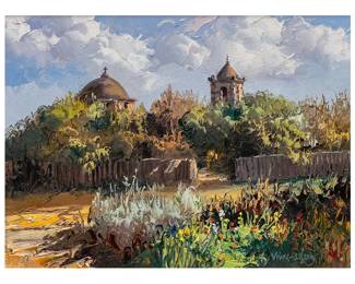 Jose VivesAtsara, Mission San Jose , 1993, oil on canvas