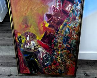 Original oil artwork 4 x3 feet 
