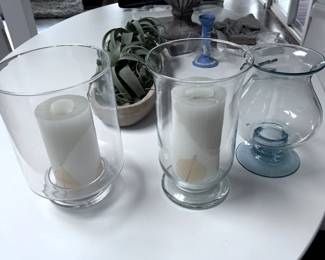 Lots more of these glass hurricane.
Many sets are available- this is just a temptation photo 