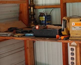 All kinds of tools & stuff in the shed