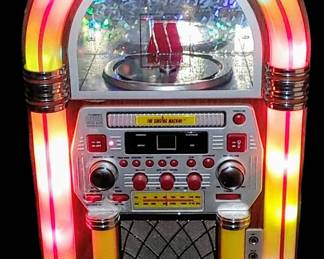 Vintage table top Motown Singing machine. All I know is the stereo sounds really good but it has a lot of other functions that will work if worked on by somebody that works on radios and electronics these are getting very hard to find otherwise it's a fantastic table top AM FM radio. 