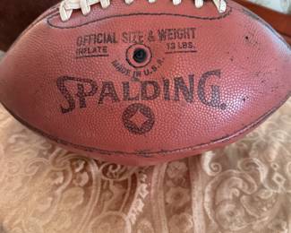Vintage Spalding football J2-V leather